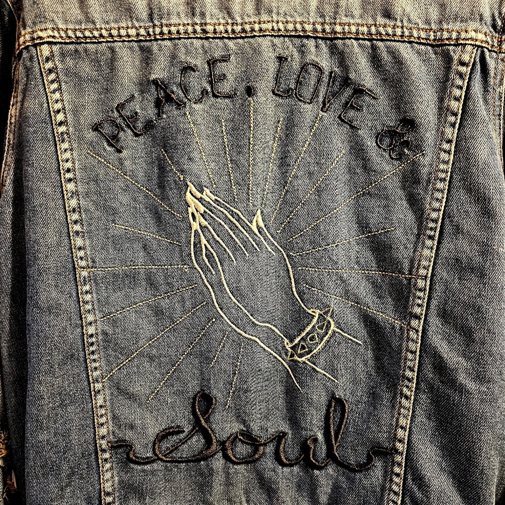 Disorderly Conduct Closet... Custom denim jacket.